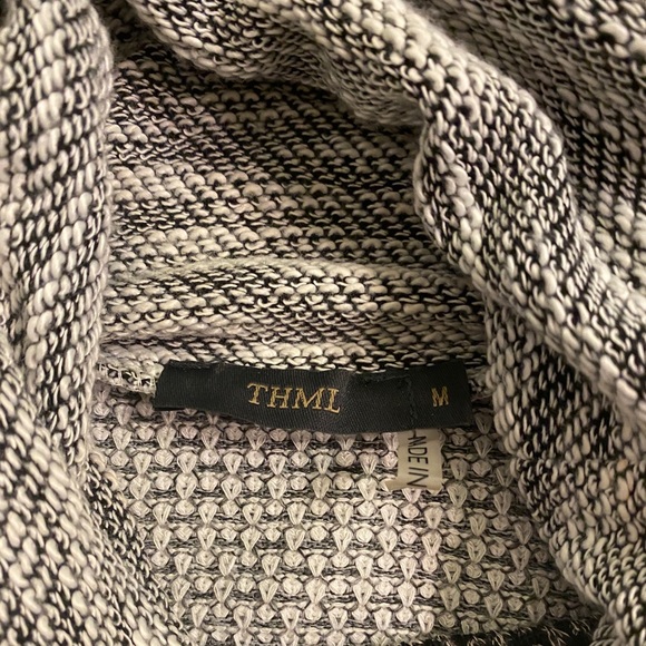 💛THML knit vest with leather edge - Picture 2 of 3